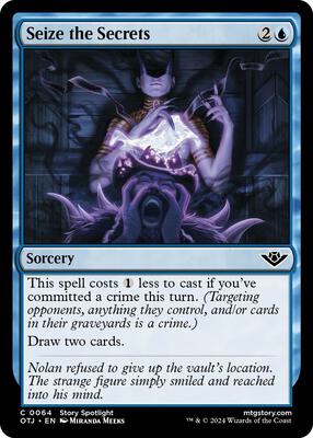 Seize the Secrets card from Outlaws of Thunder Junction
