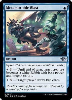 Metamorphic Blast card from Outlaws of Thunder Junction