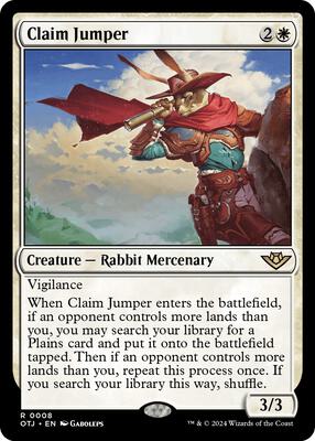 Claim Jumper card from Outlaws of Thunder Junction