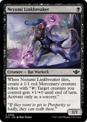 Nezumi Linkbreaker card from Outlaws of Thunder Junction
