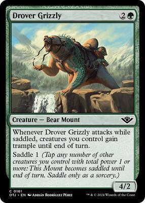 Drover Grizzly card from Outlaws of Thunder Junction