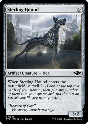 Sterling Hound card from Outlaws of Thunder Junction
