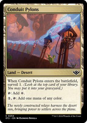 Conduit Pylons card from Outlaws of Thunder Junction