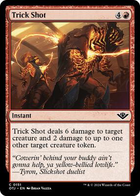 Trick Shot card from Outlaws of Thunder Junction