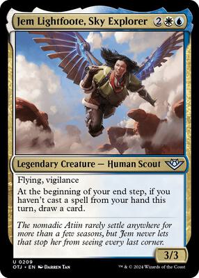 Jem Lightfoote, Sky Explorer card from Outlaws of Thunder Junction
