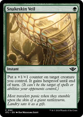 Snakeskin Veil card from Outlaws of Thunder Junction