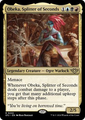 Obeka, Splitter of Seconds card from Outlaws of Thunder Junction