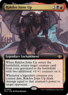 Rakdos Joins Up (Extended Art) card from Outlaws of Thunder Junction