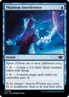 Phantom Interference card from Outlaws of Thunder Junction