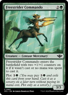Freestrider Commando card from Outlaws of Thunder Junction