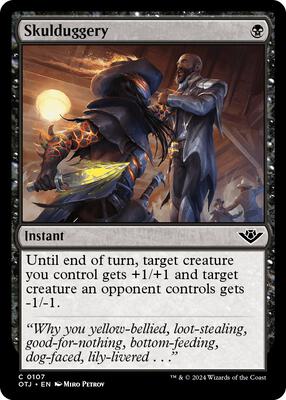Skulduggery card from Outlaws of Thunder Junction