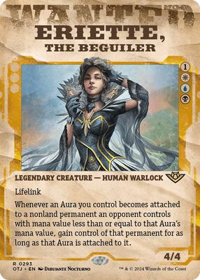 Eriette, the Beguiler (Showcase) card from Outlaws of Thunder Junction