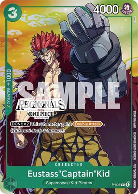 Eustass"Captain"Kid (Offline Regional 2024 Vol. 2) [Participant] card from One Piece Promotion Cards