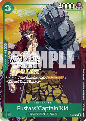 Eustass"Captain"Kid (Offline Regional 2024 Vol. 2) [Finalist] card from One Piece Promotion Cards