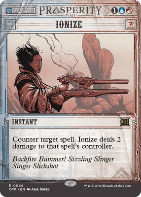 Ionize card from Outlaws of Thunder Junction: Breaking News