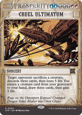 Cruel Ultimatum card from Outlaws of Thunder Junction: Breaking News