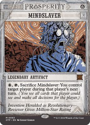 Mindslaver card from Outlaws of Thunder Junction: Breaking News
