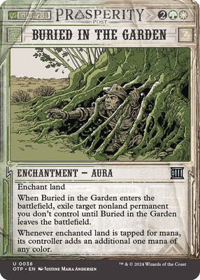 Buried in the Garden card from Outlaws of Thunder Junction: Breaking News