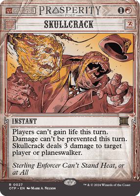 Skullcrack card from Outlaws of Thunder Junction: Breaking News