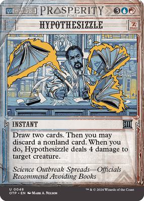 Hypothesizzle card from Outlaws of Thunder Junction: Breaking News