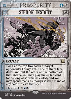 Siphon Insight card from Outlaws of Thunder Junction: Breaking News