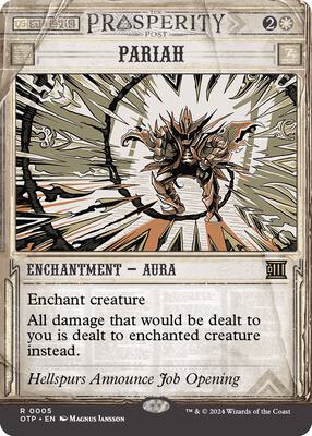Pariah card from Outlaws of Thunder Junction: Breaking News