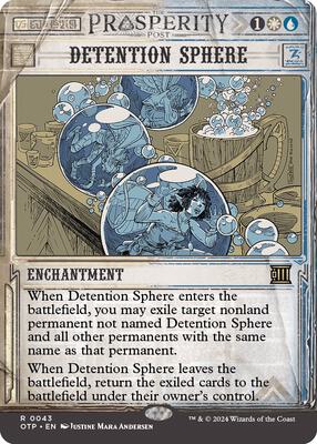 Detention Sphere card from Outlaws of Thunder Junction: Breaking News