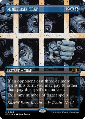 Mindbreak Trap (Textured Foil) card from Outlaws of Thunder Junction: Breaking News