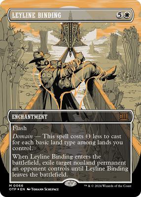 Leyline Binding (Textured Foil) card from Outlaws of Thunder Junction: Breaking News