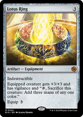 Lotus Ring card from Outlaws of Thunder Junction: The Big Score
