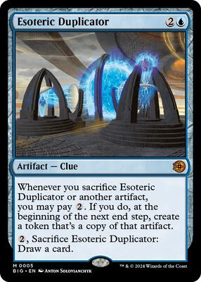 Esoteric Duplicator card from Outlaws of Thunder Junction: The Big Score
