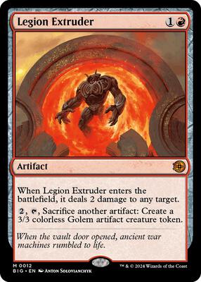 Legion Extruder card from Outlaws of Thunder Junction: The Big Score