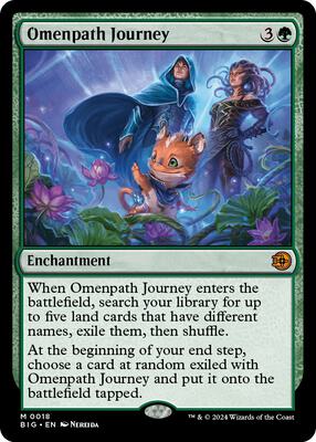 Omenpath Journey card from Outlaws of Thunder Junction: The Big Score