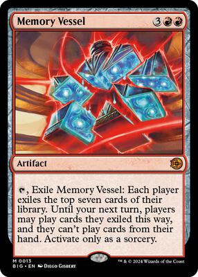 Memory Vessel card from Outlaws of Thunder Junction: The Big Score
