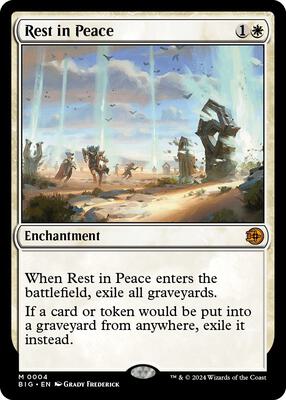 Rest in Peace card from Outlaws of Thunder Junction: The Big Score