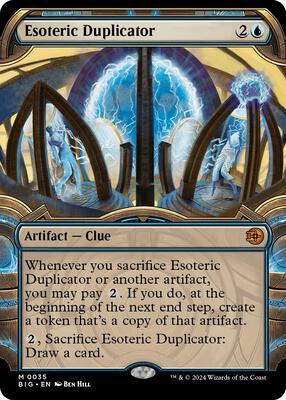 Esoteric Duplicator (Showcase) card from Outlaws of Thunder Junction: The Big Score