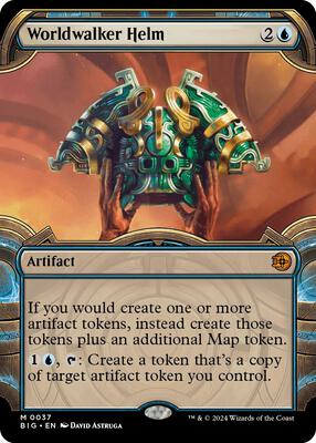 Worldwalker Helm (Showcase) card from Outlaws of Thunder Junction: The Big Score