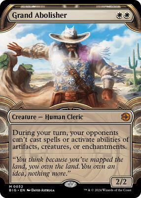 Grand Abolisher (Showcase) card from Outlaws of Thunder Junction: The Big Score