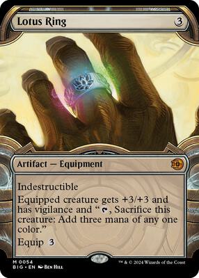 Lotus Ring (Showcase) card from Outlaws of Thunder Junction: The Big Score