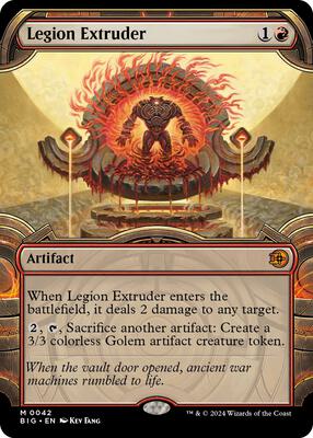 Legion Extruder (Showcase) card from Outlaws of Thunder Junction: The Big Score