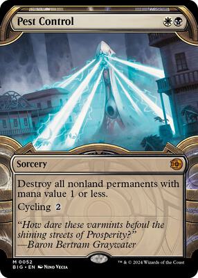 Pest Control (Showcase) card from Outlaws of Thunder Junction: The Big Score