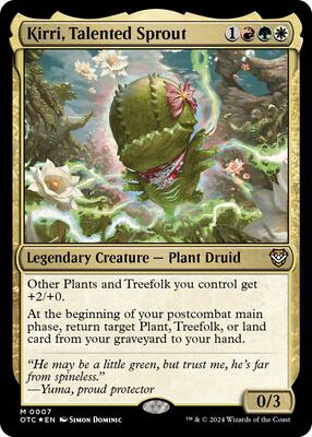 Kirri, Talented Sprout card from Commander: Outlaws of Thunder Junction