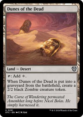 Dunes of the Dead card from Commander: Outlaws of Thunder Junction