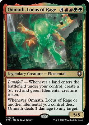 Omnath, Locus of Rage card from Commander: Outlaws of Thunder Junction