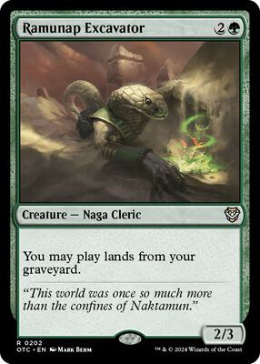 Ramunap Excavator card from Commander: Outlaws of Thunder Junction