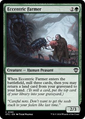 Eccentric Farmer card from Commander: Outlaws of Thunder Junction