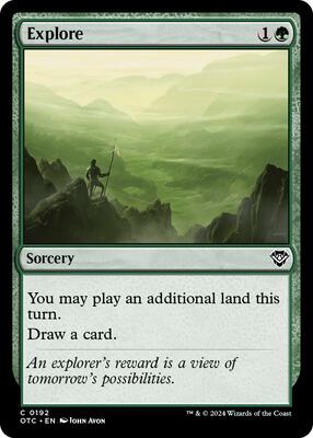Explore card from Commander: Outlaws of Thunder Junction