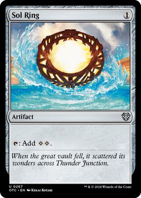 Sol Ring card from Commander: Outlaws of Thunder Junction