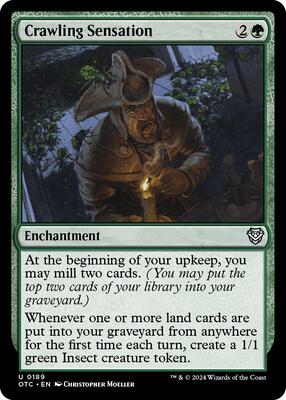 Crawling Sensation card from Commander: Outlaws of Thunder Junction