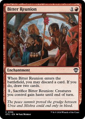 Bitter Reunion card from Commander: Outlaws of Thunder Junction